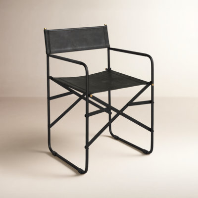 Sambac 18'' H Metal Folding Arm Chair