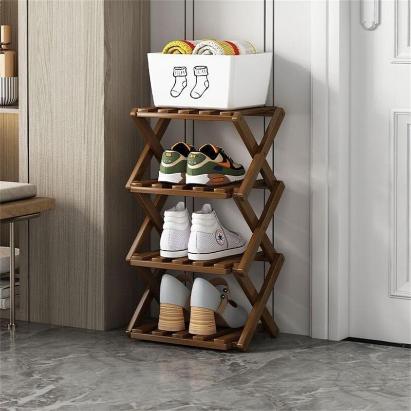 4 Tier Foldable Shoe Rack
