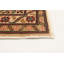 Tapis unique noué à la main style années 1990 de 6 pi 5 po x 9 pi 10 po Flude - jaune / brun / crème