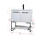 Gerard 30'' Single Bathroom Vanity with Porcelain Top-873540282