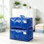 Très grands sacs de rangement pour le déplacement et l'organisation, sacs fourre-tout robustes et imperméables avec poignées renforcées et pochette pour étiquettes, contenants de rangement pour garde-robe pliables pour la literie, les vêtements et le matériel de camping, solution de rangement durable polyvalente