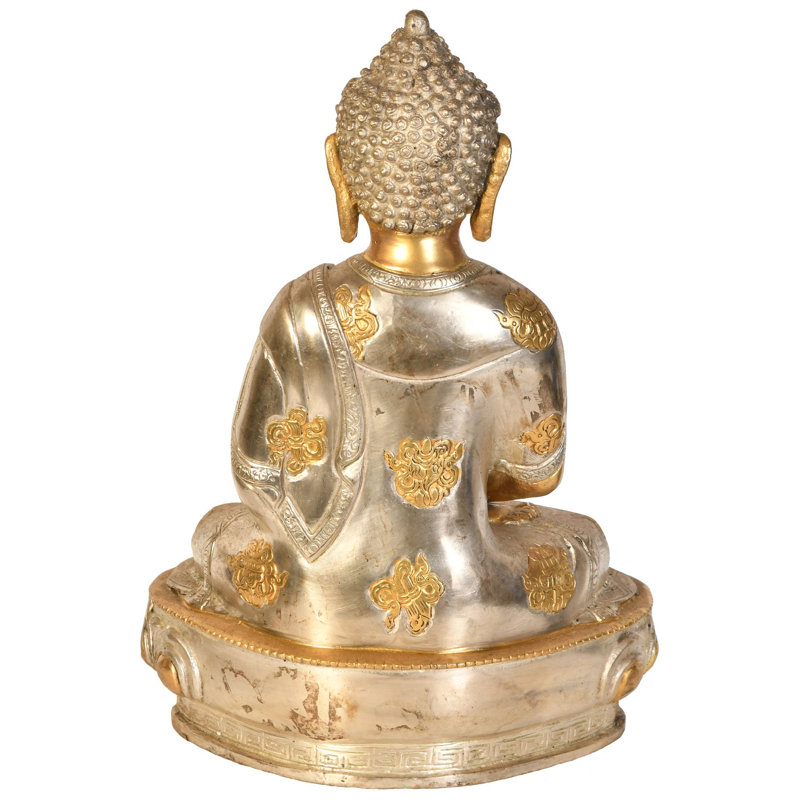 Bouddha Dhyana Mudra, Or / argent