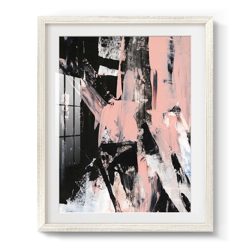 Black & Blush II -Framed Print