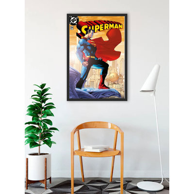 «Superman - Above Metropolis Comic Book Cover» sur