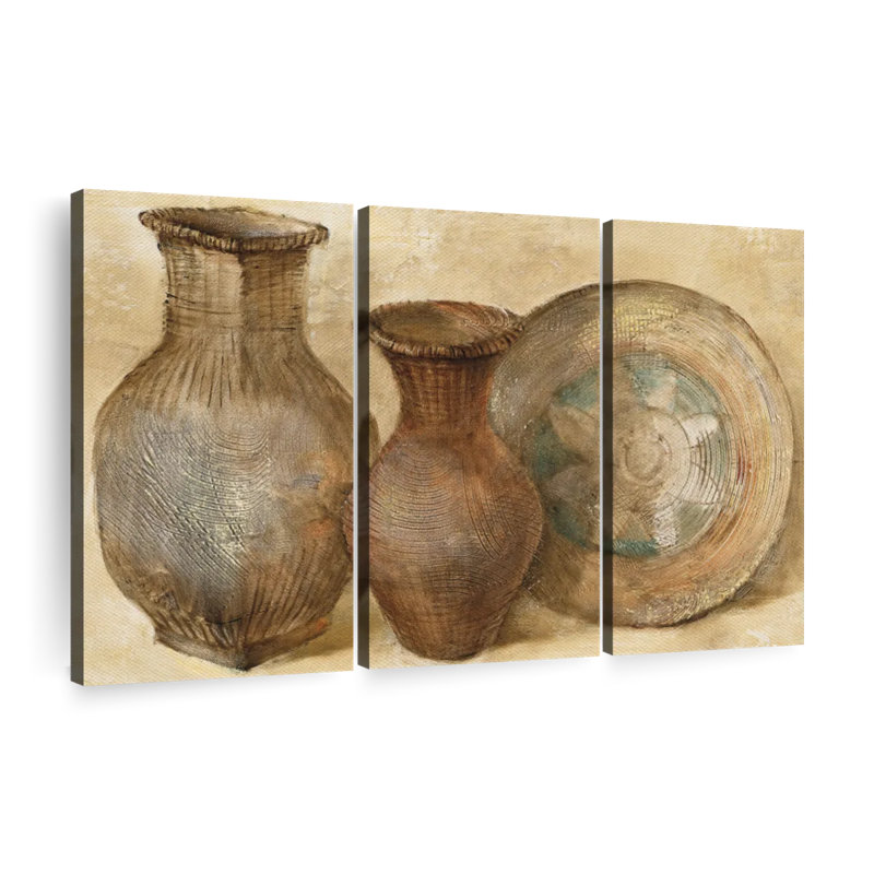«Woven Vessels II», 3 pièces, H 28 po x l 45 po