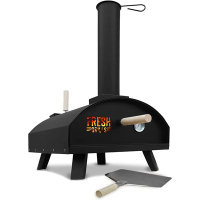 Fresh Grills Steel Countertop Wood-Burning Pizza Oven