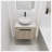 24 " Modern Design Float Bathroom Vanity With Ceramic Basin Set