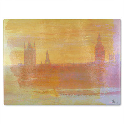 Big Ben Mist Glass Chopping Board