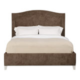 Caroline/Casey Queen Upholstered Low Profile Panel Bed