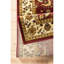 Tapis rouge de style classique 126 po x 174 po en polypropylène avec motif intégral pour une ambiance chaleureuse et une décoration profonde et large