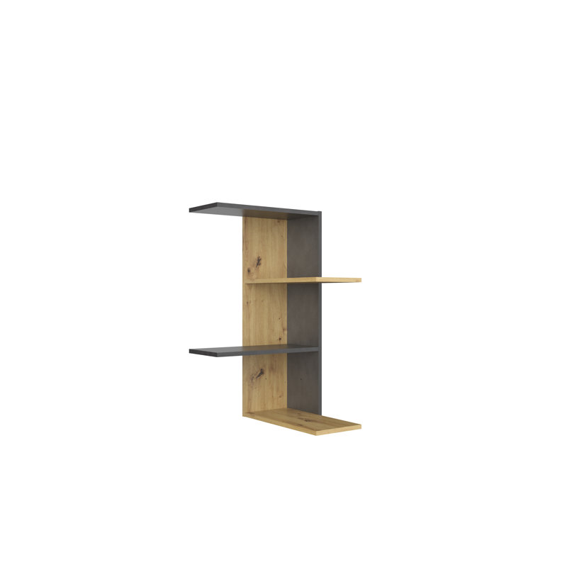 Bridgnorth 4 Piece Accent Shelf, Artisan Oak/Matera
