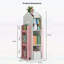 Bibliothèque rotative à 4 niveaux, tablette de présentation à 360 °, durable et sécuritaire pour les chambres d'enfants, assemblage facile, rangement à compartiments multiples-1359307142