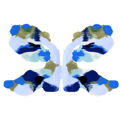 Rorschach Mariposa V by Emma Caroline - Wrapped Canvas Art Prints