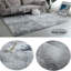 Tapis gris clair à poils longs Rikwin-1028346602