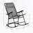 Outsunny 2-Piece Foldable Outdoor Rocking Chair Set with Headrests