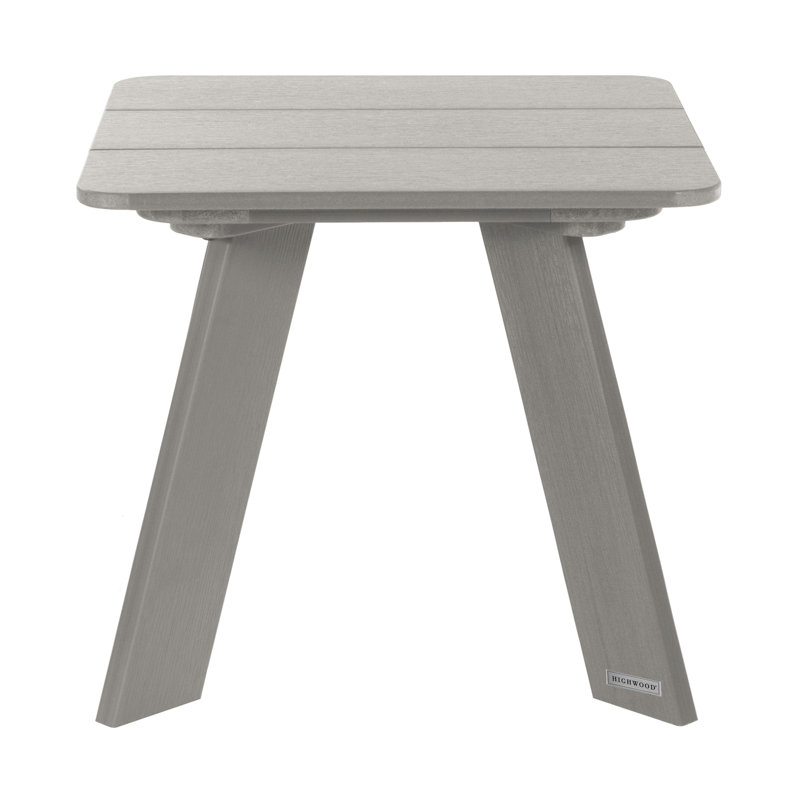 Table d'appoint en plastique Byrnes, Gris havre