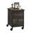 File Pedestal, Brown Finish