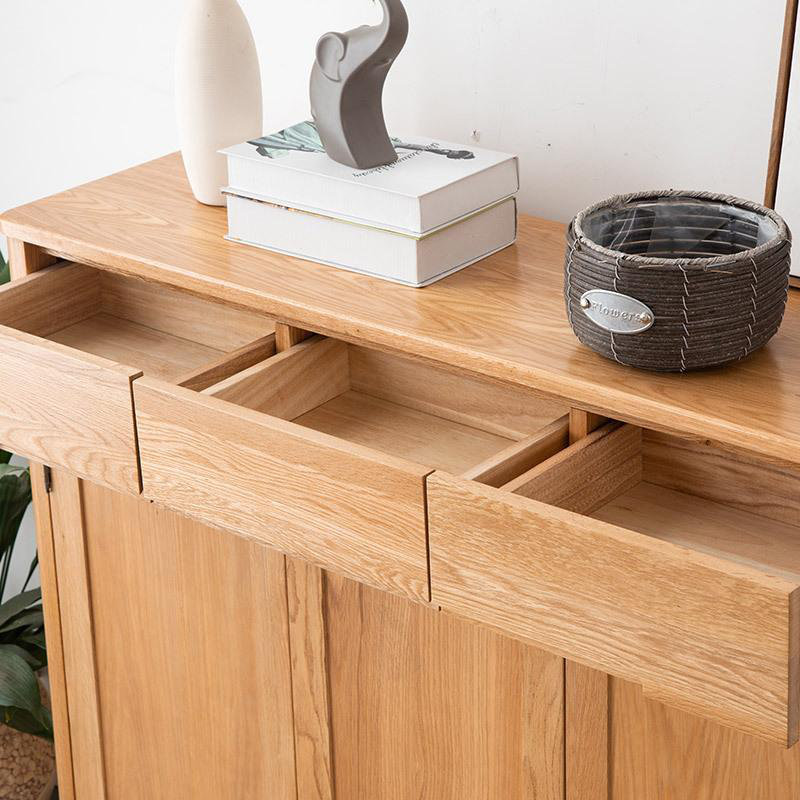 Petite armoire de rangement à chaussures à trois portes