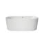 Baignoire tourbillon autoportante en acrylique 67 po x 32 po