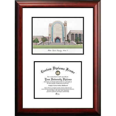 NCAA Abilene Wildcats Scholar Lithograph Diploma Frame