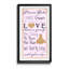 Princess Rules - Reproduction d'art textuel sur papier encadré-1308296588-1308296589