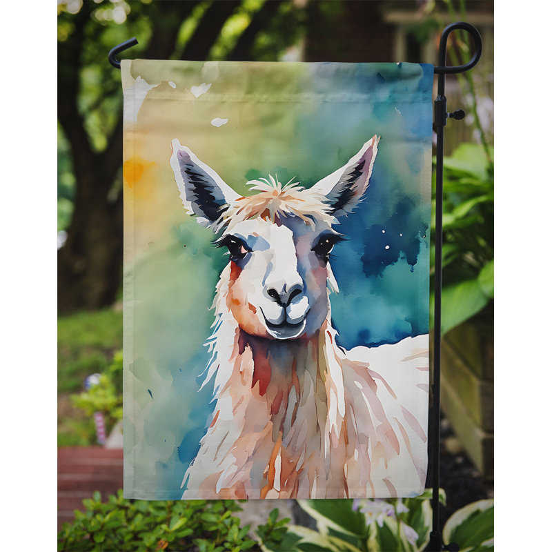 Drapeau de jardin de lama