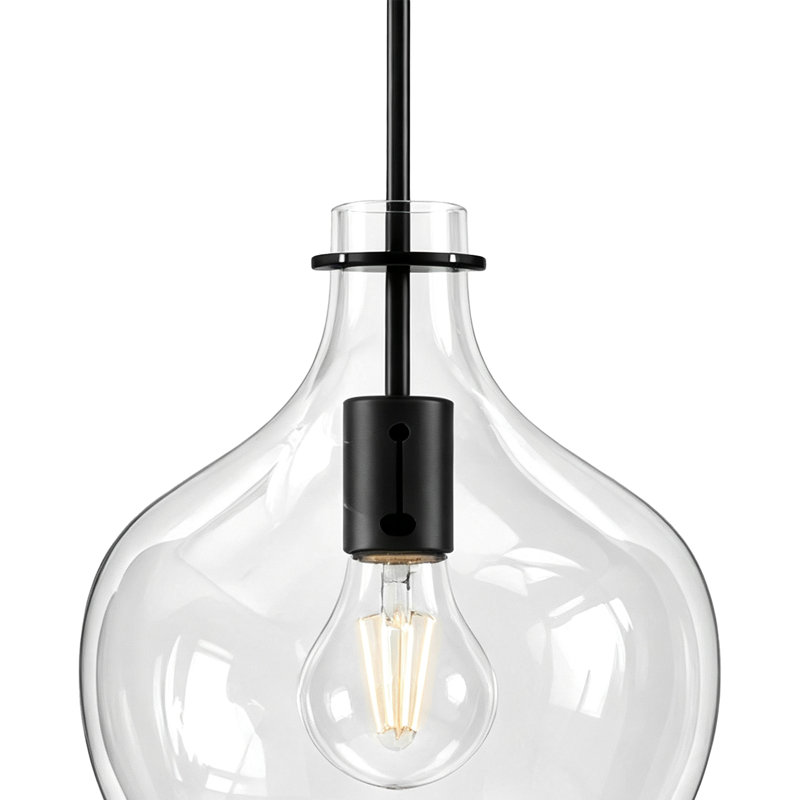 Clear Glass Hanging Light