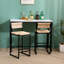 Ensemble de 2 tabourets de bar Honey