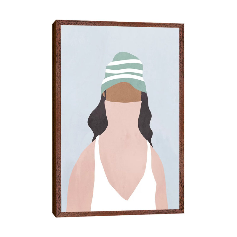 In Velvet by Isabelle Z - Painting on Canvas, 152.5 cm H x 101.5 cm W, Classic Brown Wood Framed