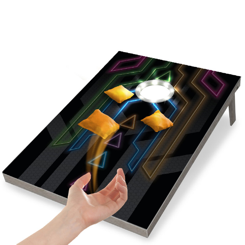 Jeu d'arcade rétro cornhole électronique (série Neon)