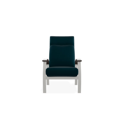Chaise de patio inclinable avec coussins Askar
