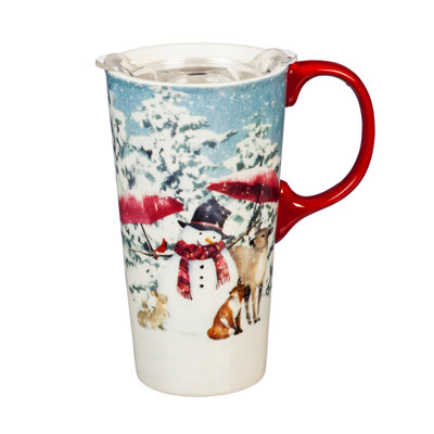 The Holiday Aisle® Juan Ceramic Travel Mug