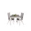 Jayesh 4 - Person Patio Dining Set with Extendable Rectangular Table-2074741292-2074741293