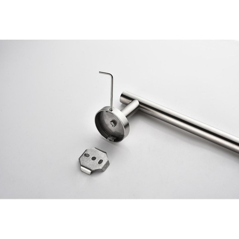 Sturdy and Durable Wall Mounted Bathroom Hardware Set (3-Piece), Brushed Nickel