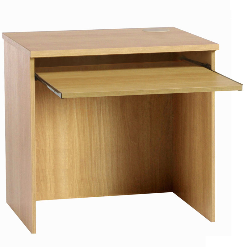 Haajra Computer Desk, 72cm H x 85cm W x 54cm D, Natural