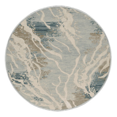 Machine Washable Nature Beige Area Rug