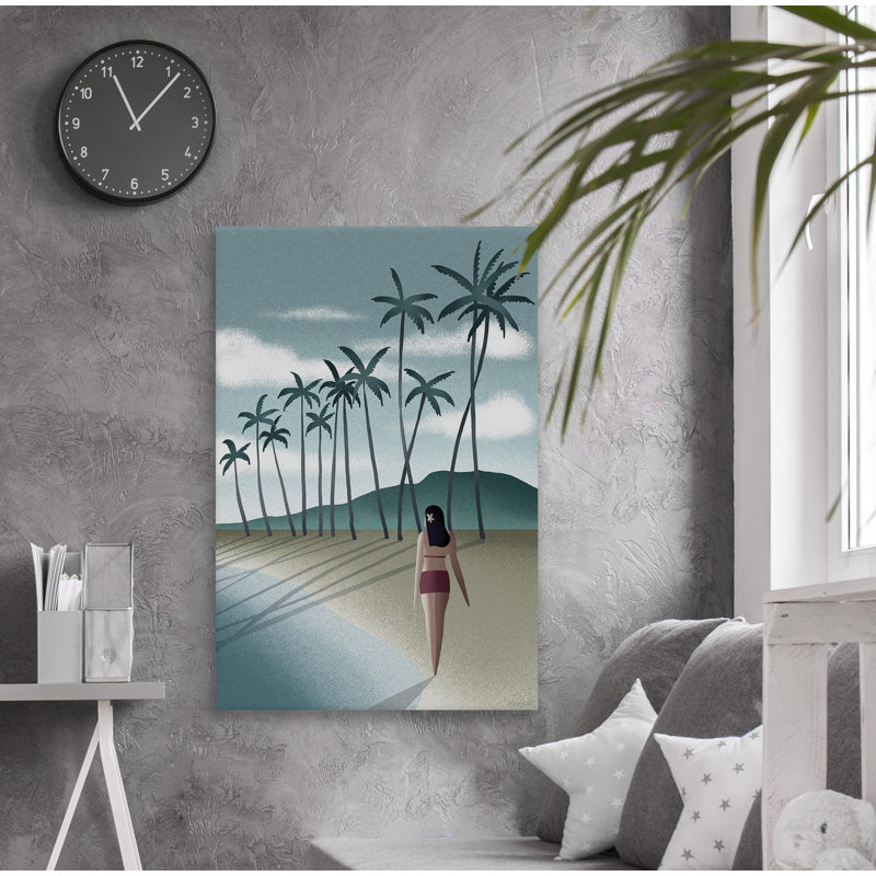 Impression sur toile tendue Billingsley, H 45 po x l 30 po x P 1,5 po