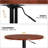 Round Metal Base Dining Table