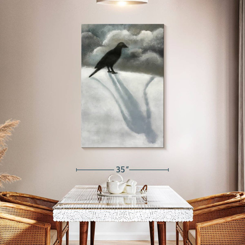 Brampt Black Bird, 48" H x 32" W
