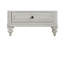 Table de chevet 3 tiroirs avec USB - Ciment et sable