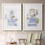 «Sketchy Bath I», ensemble de 2 peintures sur toile encadrées-1067295311-1067295345