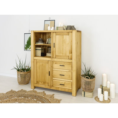 Mccrimmon 110cm Solid Wood Sideboard