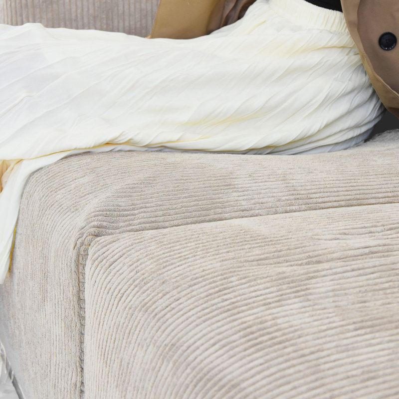Cordrouille matelassée confort, Beige
