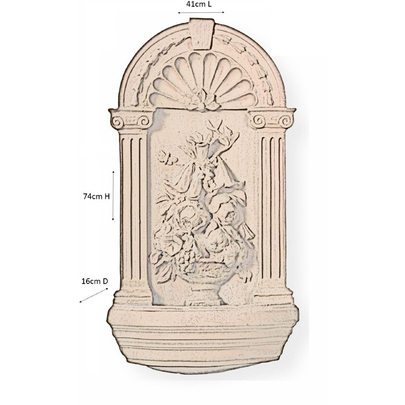 Cassana Handcrafted Indoor Outdoor Fountain, Terracotta