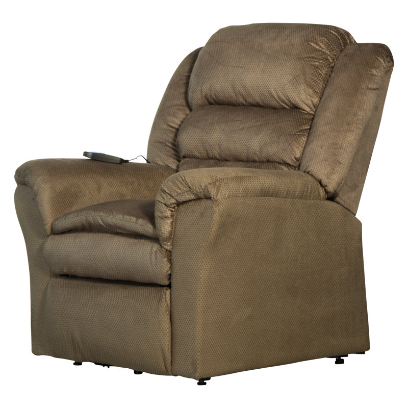 Preston Upholstered Lift Assist Recliner, Coffee