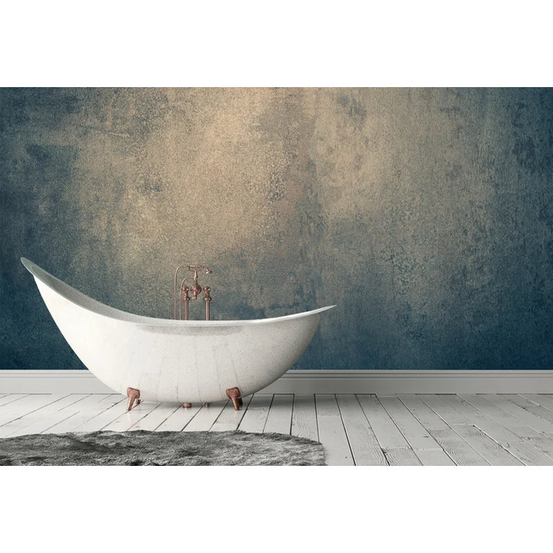 Murale texture or bleu, L 108 po x l 72 po