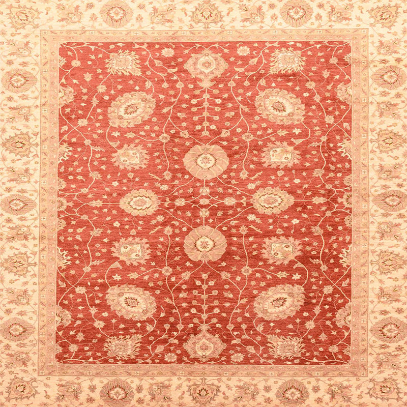 Abstract Indoor Rug, Square 6'