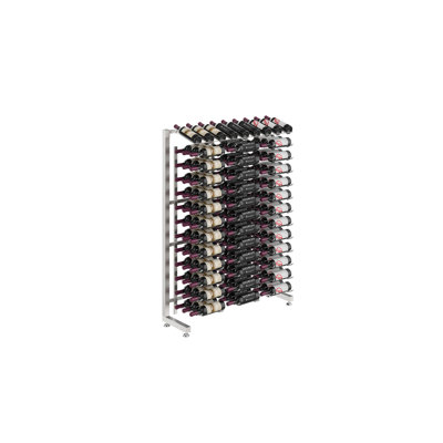 Illinois 117 Bottle Floor Wine Bottle Rack