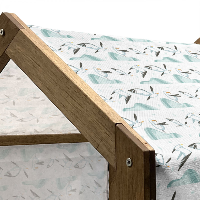 Niche pour chien en bois, H 25,59 po x l 29,53 po x P 21,65 po