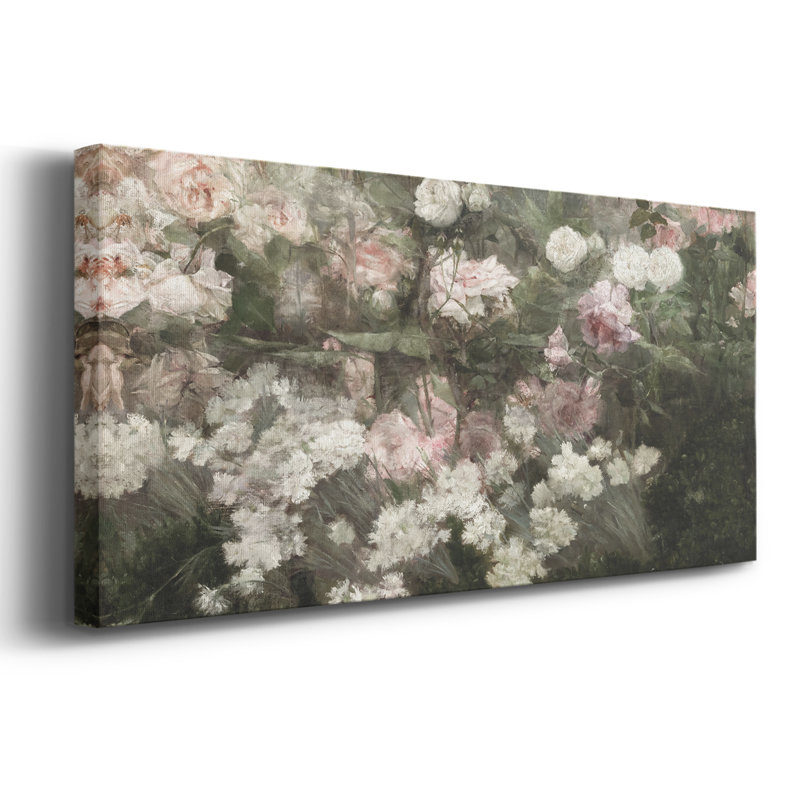 Botanical Series-CDX- Toile tendue avec châssis - Prêt à accrocher, H 16 po x l 40 po